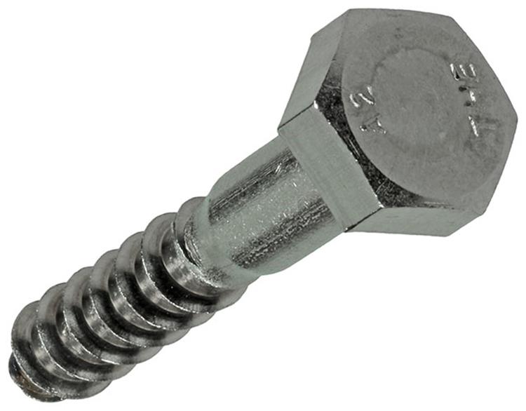 Mack 1019775 - houtdraadbout roestvrijstaal 2st 10 x 60 mm | 10 stuks