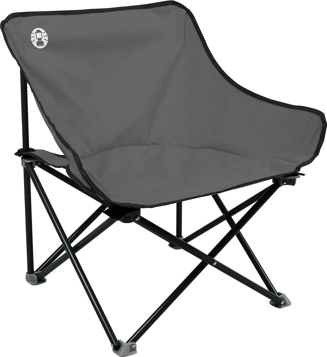 Coleman kickback campingstoel - strandstoel - opvouwbaar - grijs