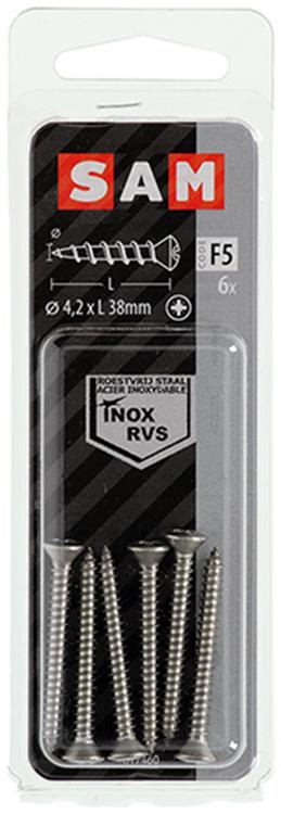 Mack 1019802 - zelftappende schroef bolvz.kopa2 6st 4,2 x 38 mm | 10 stuks