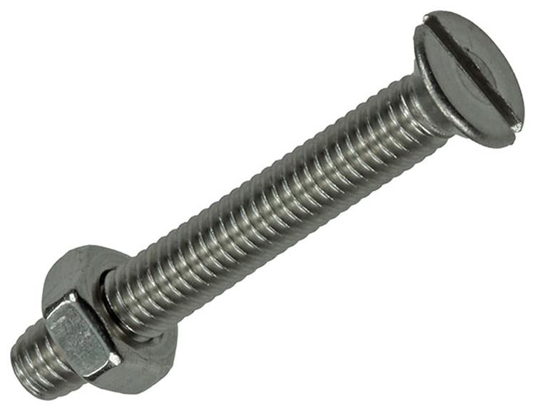 Mack 1019807 - metaalschroef verz. kop + moer rvs 10 st m4x30 | 10 stuks