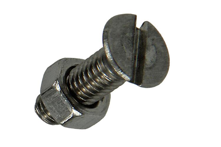 Mack 1019810 - metaalschroef verz. kop + moer rvs 8 st m5x16 | 10 stuks