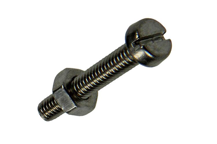 Mack 1019818 - metaalschroef cyl. kop + moer rvs 12 st m3x16 | 10 stuks