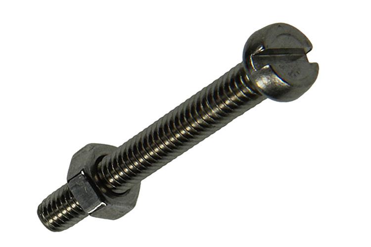 Mack 1019821 - metaalschroef cyl. kop + moer rvs 9 st m4x30 | 10 stuks