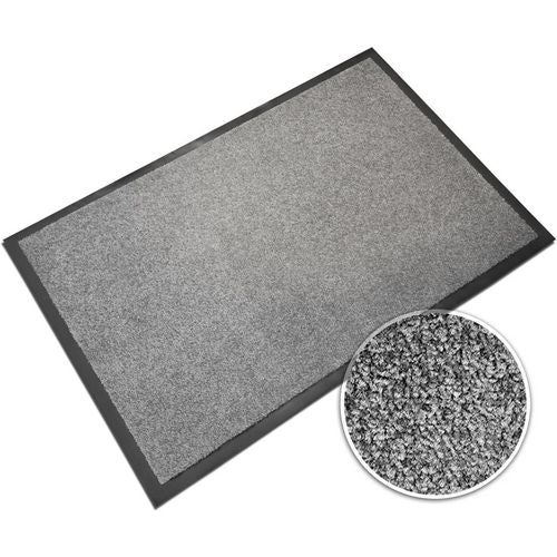 Droogloopmat sky monochrome zilver