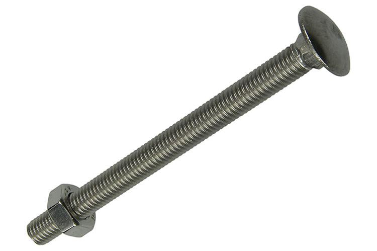 Mack 1019835 - houtbout + moer roestvrijstaal 1 st m10 x 120 mm | 10 stuks
