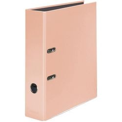 Ordner falken pastel color a4 80 mm karton perzik 2-rings 1 stuk