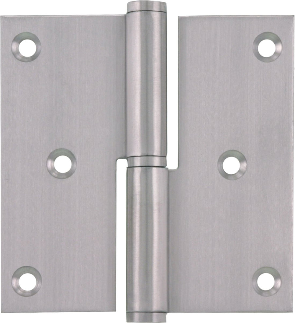Starx kogelpaumelle rechte hoeken 89 x 89mm geborsteld rvs 3 stuks