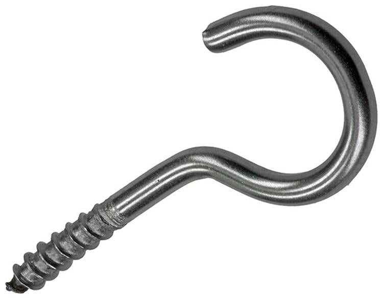 Mack 1019897 - schroefhaak roestvrijstaal 2 st 4,0x30 mm | 10 stuks