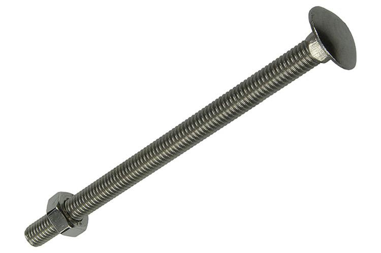 Mack 1019922 - houtbout + moer roestvrijstaal 1 st m10 x 140mm | 10 stuks