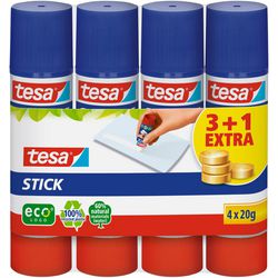 Tesa ® lijmstift stick eco 20g, 3 + 1 gratis