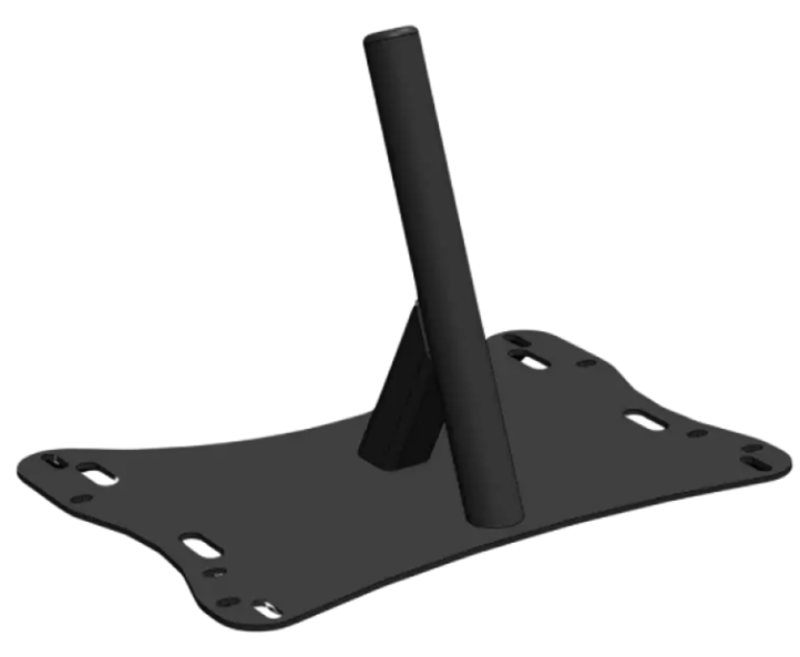 Steco adapter voor voorzitje bakfiets mat zwart