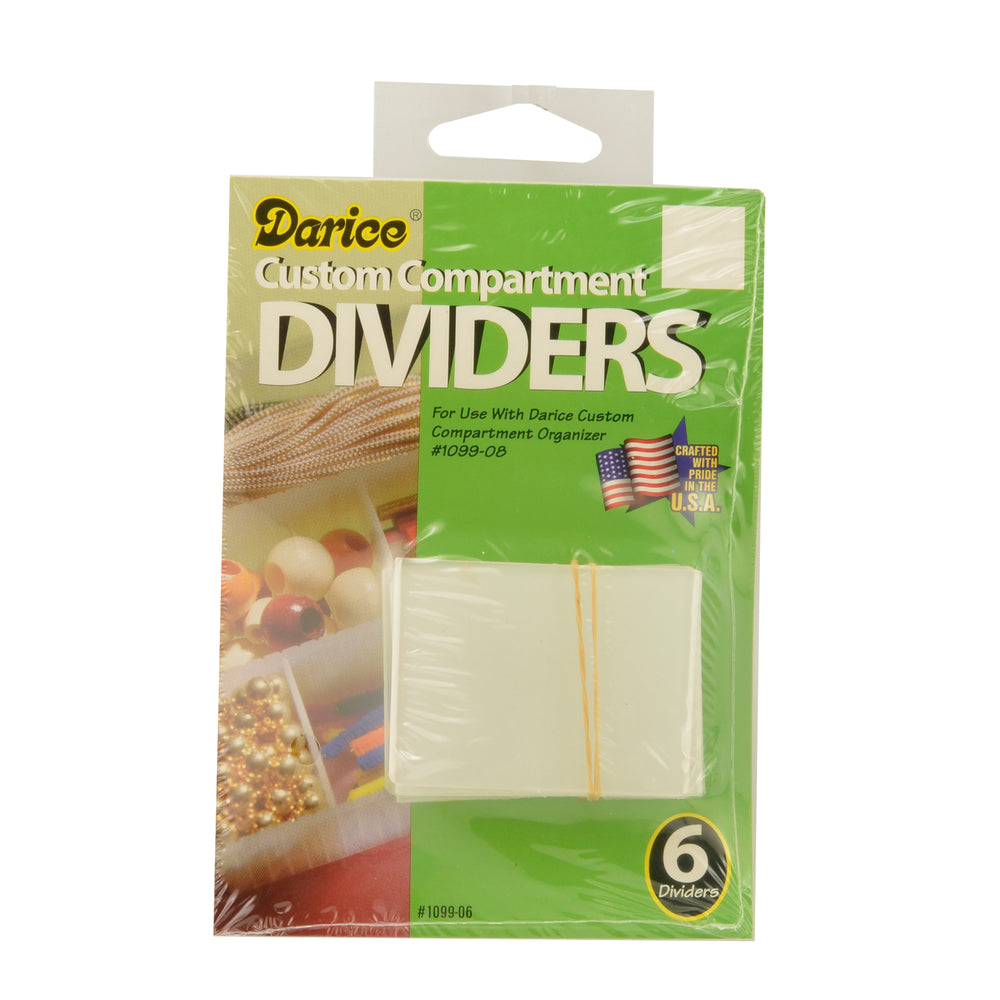 Darice • dividers voor sorteerdoos 1099-08 6stuks