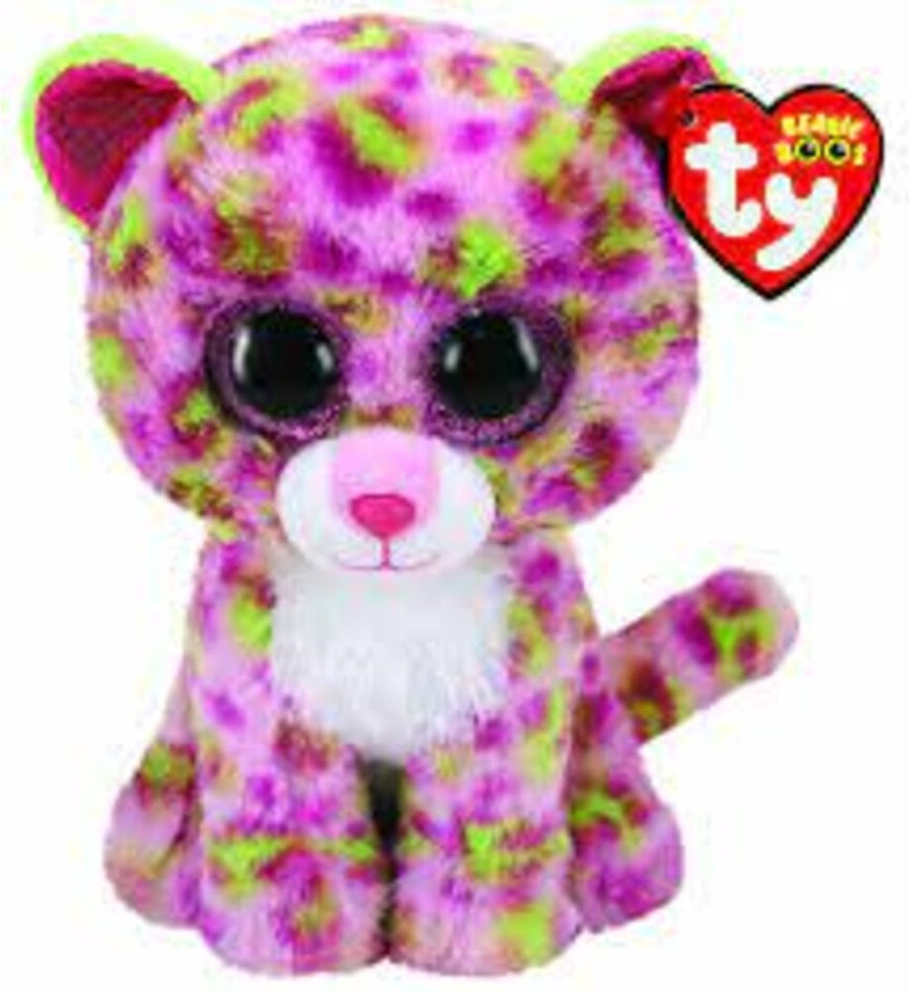 Ty Beanie Boo's Lainey luipaard, 15 cm