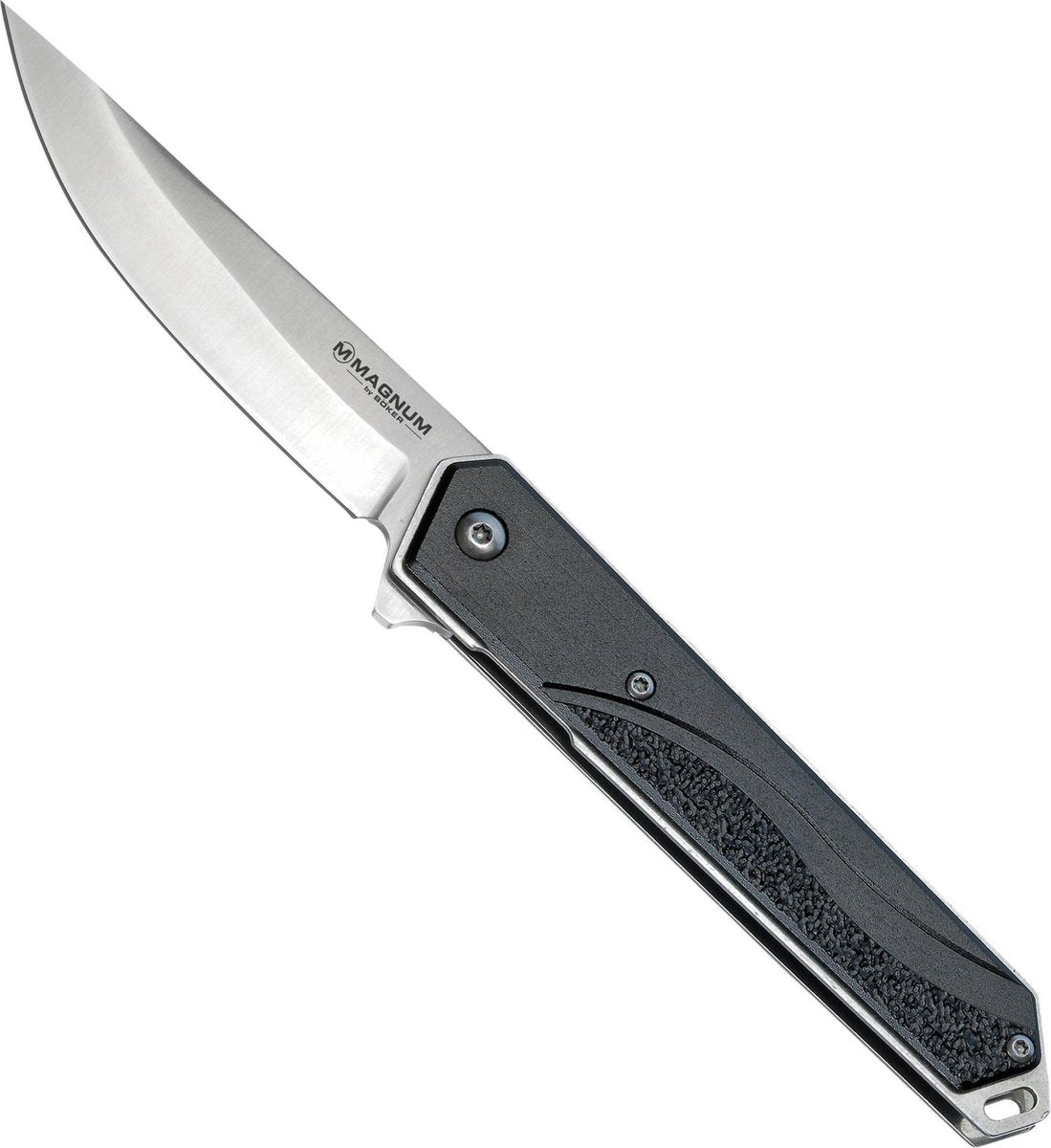Boker magnum japanese iris - zakmes 440a rvs staal - flipper - compact
