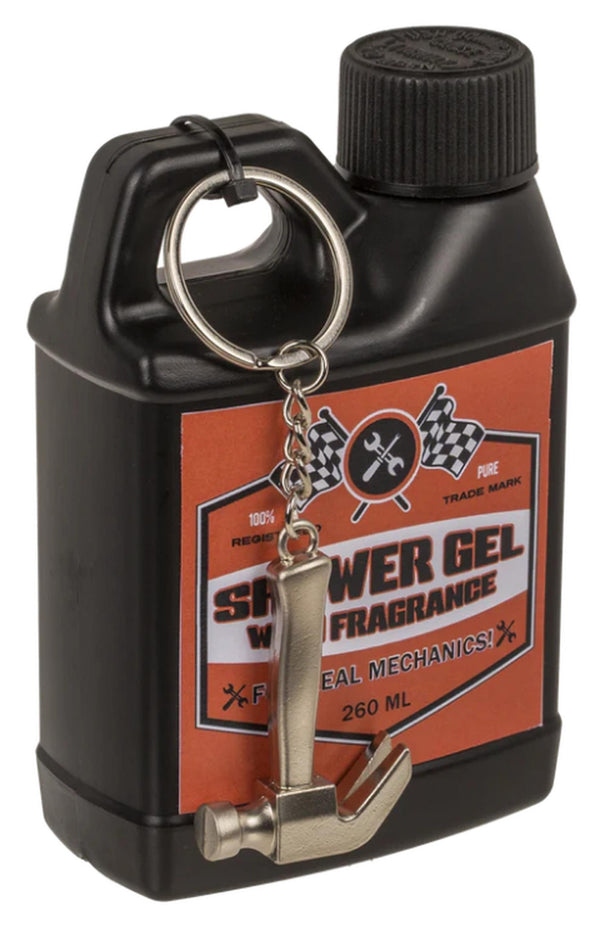 Ootb motorolie douchegel 8x4x12,5cm met sleutelhanger