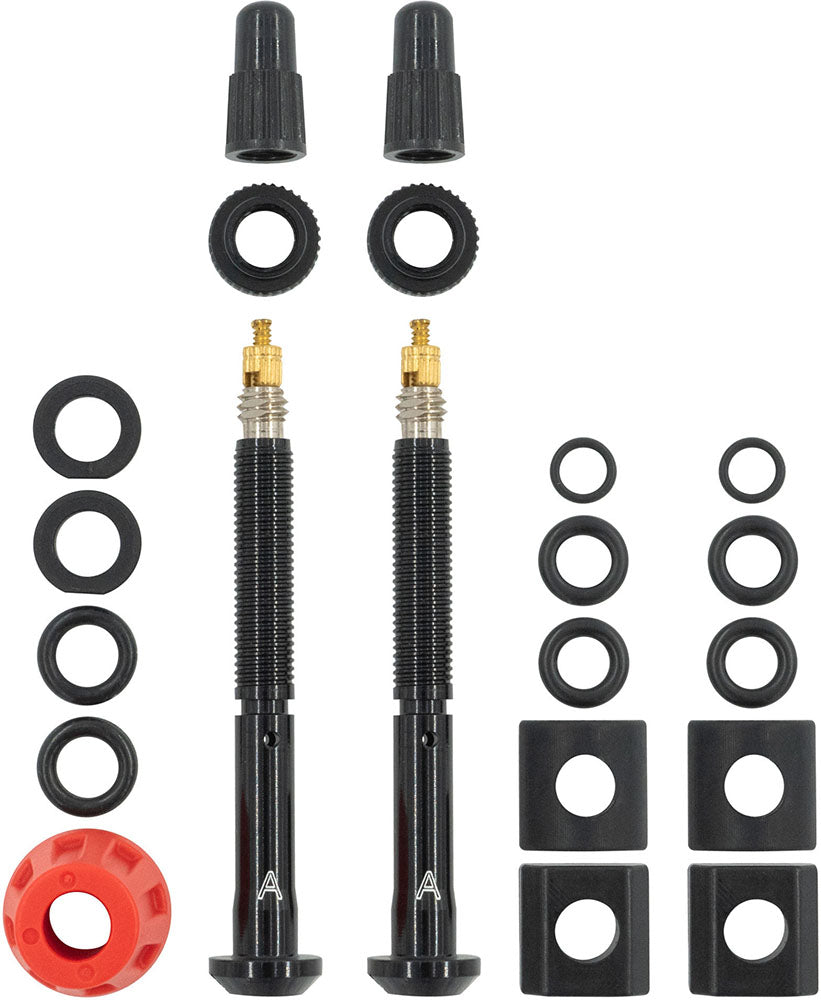 Quarq tyrewiz 2.0 tyre pressure valves 2 pieces | length a