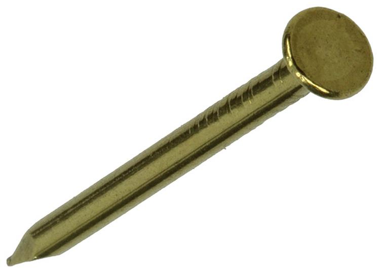Mack 1017925 - nagel platte kop messing 100gr2,0 x 30 mm | 5 stuks