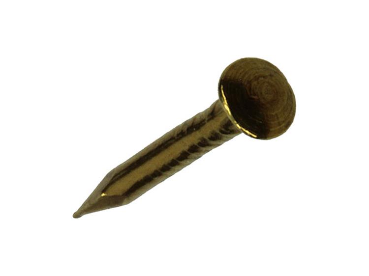 Mack 1017926 - nagel bolle kop messing 100 gr1,2 x 12 mm | 5 stuks