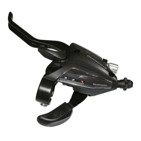 Shimano versteller (links) met remhendel 3 speed st-ef500-4 - 4 vingers - zwart
