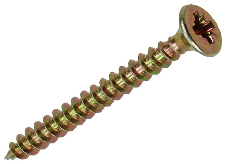 Mack 1017966 - spaanplaatschroef vz kop geelverz. 65st 3,5 x 35 mm | 5 stuks