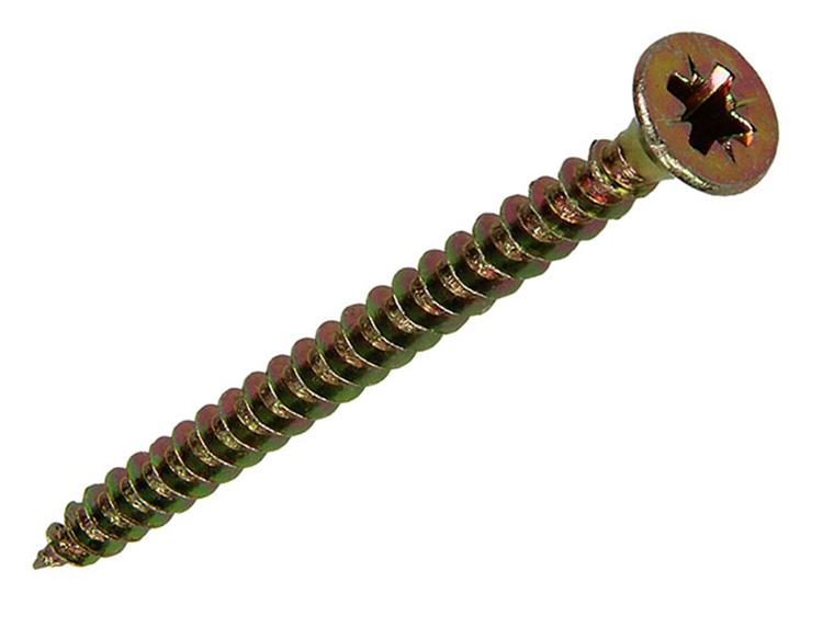 Mack 1017975 - spaanplaatschroef vz kop geelverz. 35st 4,0 x 50 mm | 5 stuks