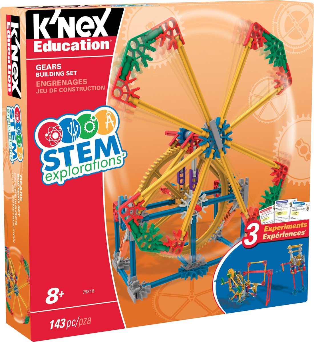 K'nex-stamverkenningen: tandwielbouwset