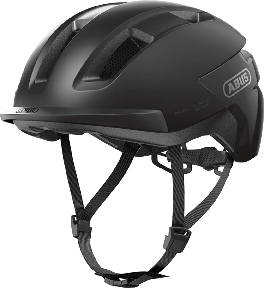Abus helm purl-y ace fluweel zwart maat 51-55cm
