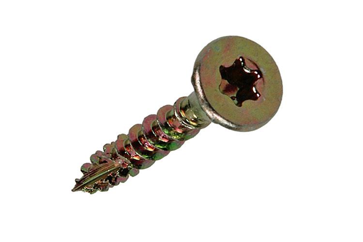 Mack 1018003 - spaanplschr.vzkop-zelfb. geelverz.100 st 3,5 x 20 mm | 5 stuks