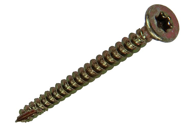 Mack 1018007 - spaanplschr.vzkop-zelfb. geelverz. 55 st 3,5 x 40 mm | 5 stuks