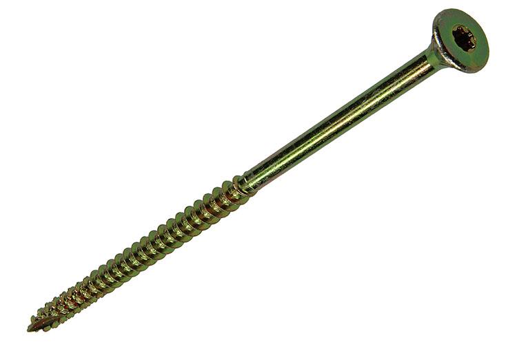 Mack 1018030 - spaanplschr.vzkop-zelfb. geelverz. 12 st 6,0 x 120 mm | 5 stuks