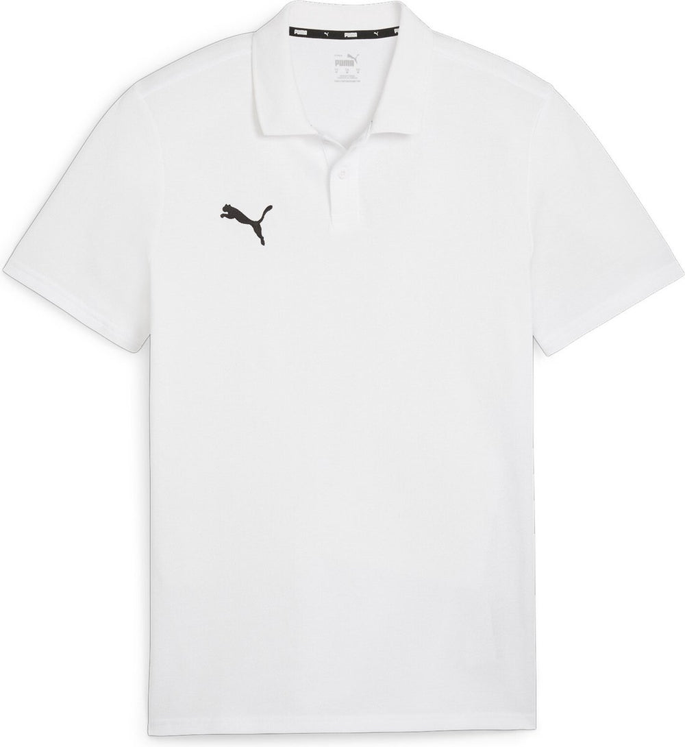 Puma teamgoal casuals polo heren sportshirt - white- black