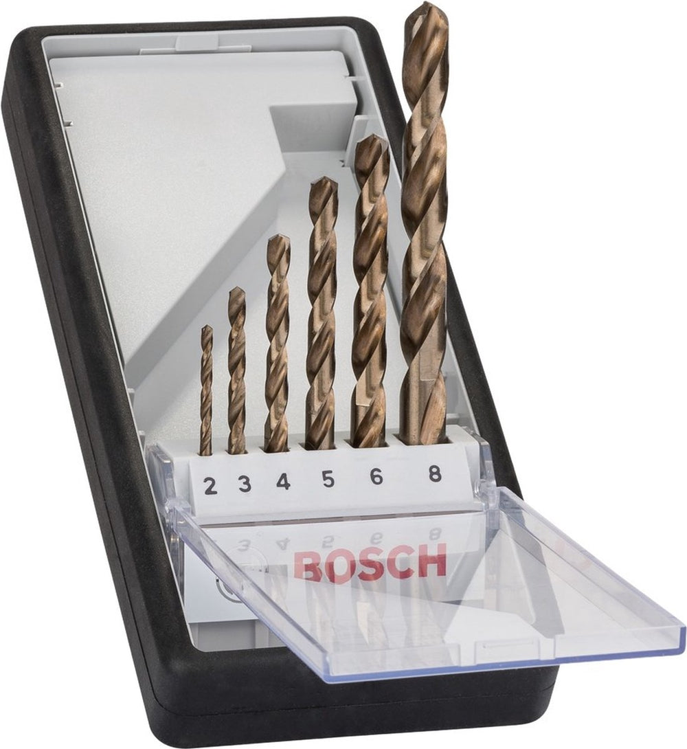 Bosch 6-delige robust line metaalborenset hss-co(6)