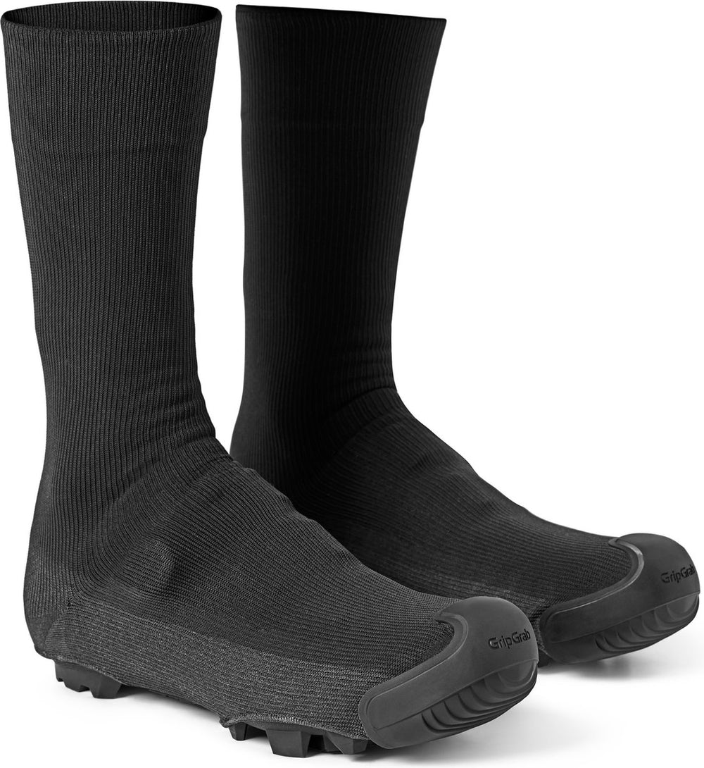 Gripgrab - explorer waterdichte gravel overschoenen thermo mtb regen fietsoverschoenen - zwart - unisex - maat l (42-44)