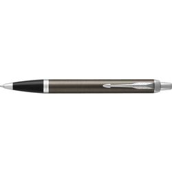 Parker im balpen | donkerbruin met medium punt en blauwe navulling | geschenkdoos