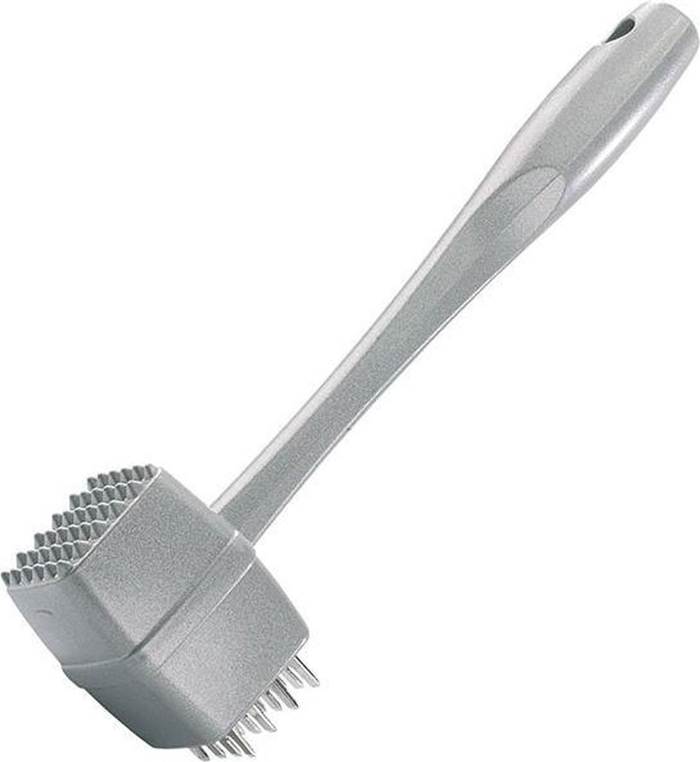 Westmark vlees- en steakhamer, lengte: 23,8 cm, roestvrij staal aluminium met speciale voedselveilige coating, steakmaster, zilver, 62202260
