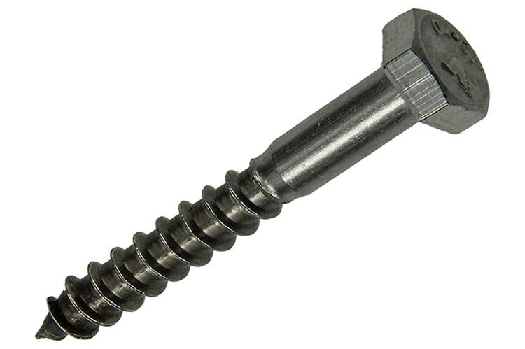 Mack 1020013 - houtdraadbout roestvrijstaal 7 st 8 x 60 mm | 5 stuks