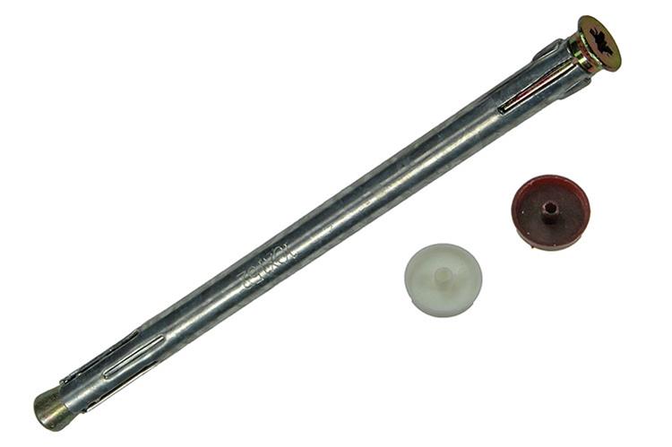 Mack 1018173 - metalen kozijnplug staal verzinkt 12 st 10 x 150 mm | 5 stuks