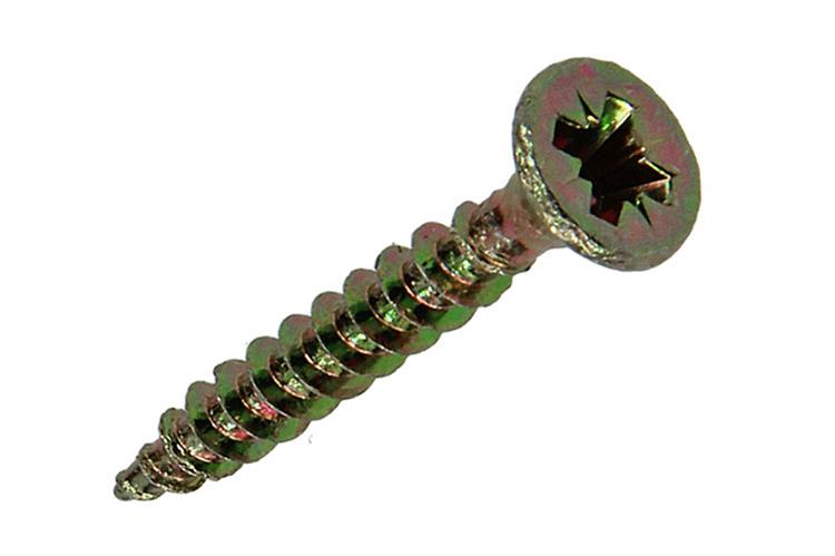 Mack 1020083 - spaanplaatschroef vz kop geel vz 200 st 3,5 x 25 mm | 5 stuks