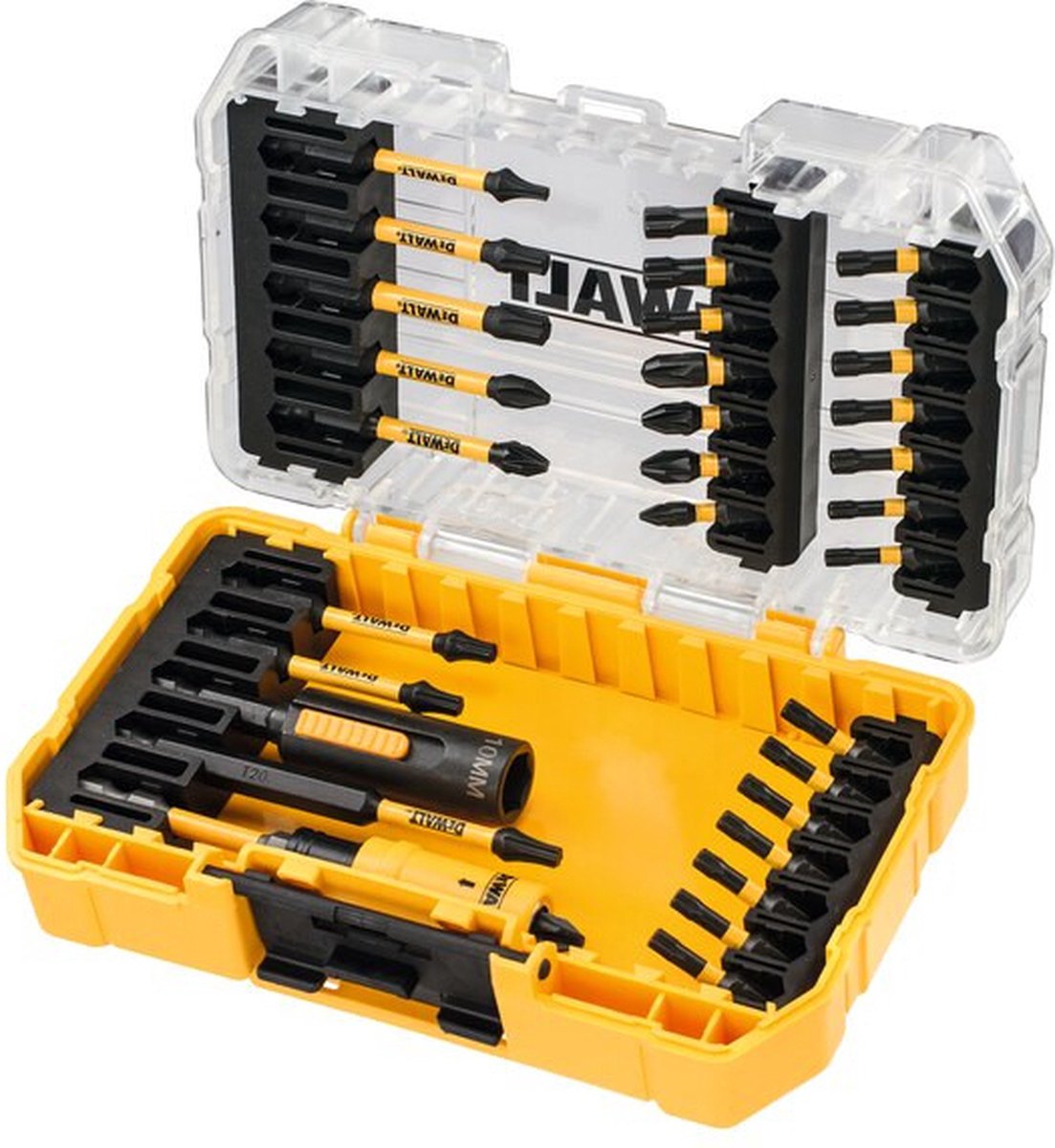 Dewalt extreme flextorq - schroefbitset - 32 stuks - torsiezone - robuuste koffer