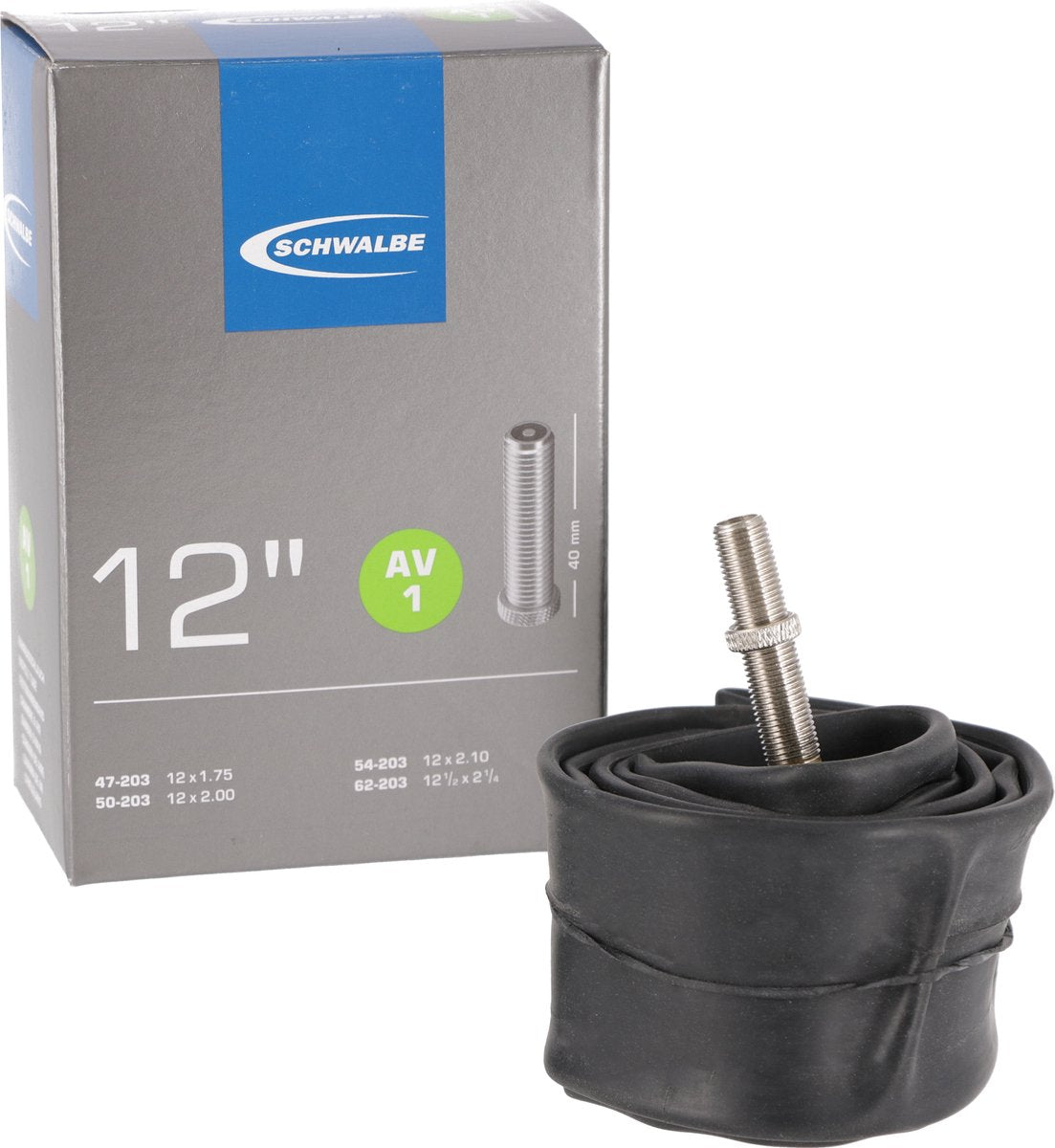 Schwalbe Binnenband av1 12 inch 12 1 2x1,75-2 1 4 47 62-203 av 40mm