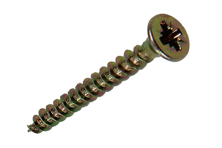 Mack 1020084 - spaanplaatschroef vz kop geelvz 200 st 3,5 x 30 mm | 5 stuks