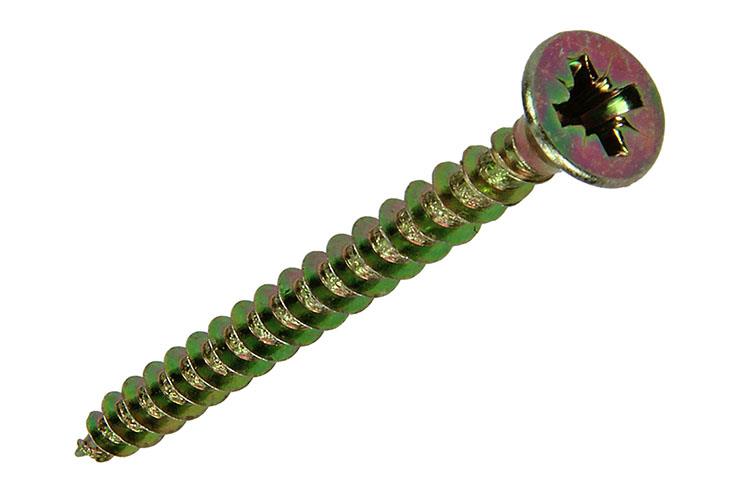 Mack 1020094 - spaanplaatschroef vz kop geelvz 200 st 4,0 x 40 mm | 5 stuks