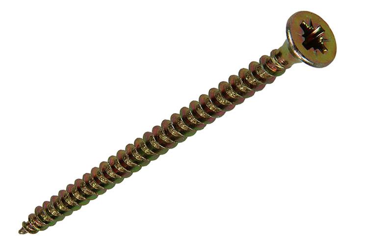 Mack 1020097 - spaanplaatschroef vz kop geelvz 200 st 4,0 x 60 mm | 2 stuks