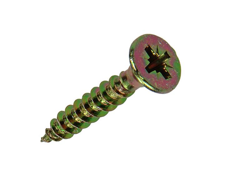 Mack 1020111 - spaanplaatschroef vz kop geel vz 200 st 5,0 x 30 mm | 5 stuks