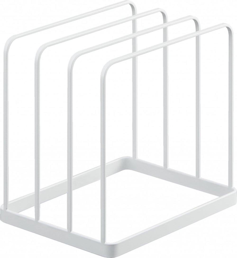 Yamazaki dienblad en snijplank standaard - tower - wit