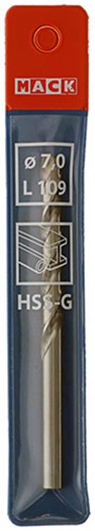 Mack 1018410 - metaalboor hss g din 338 ø 7,0 x 109 mm | 5 stuks