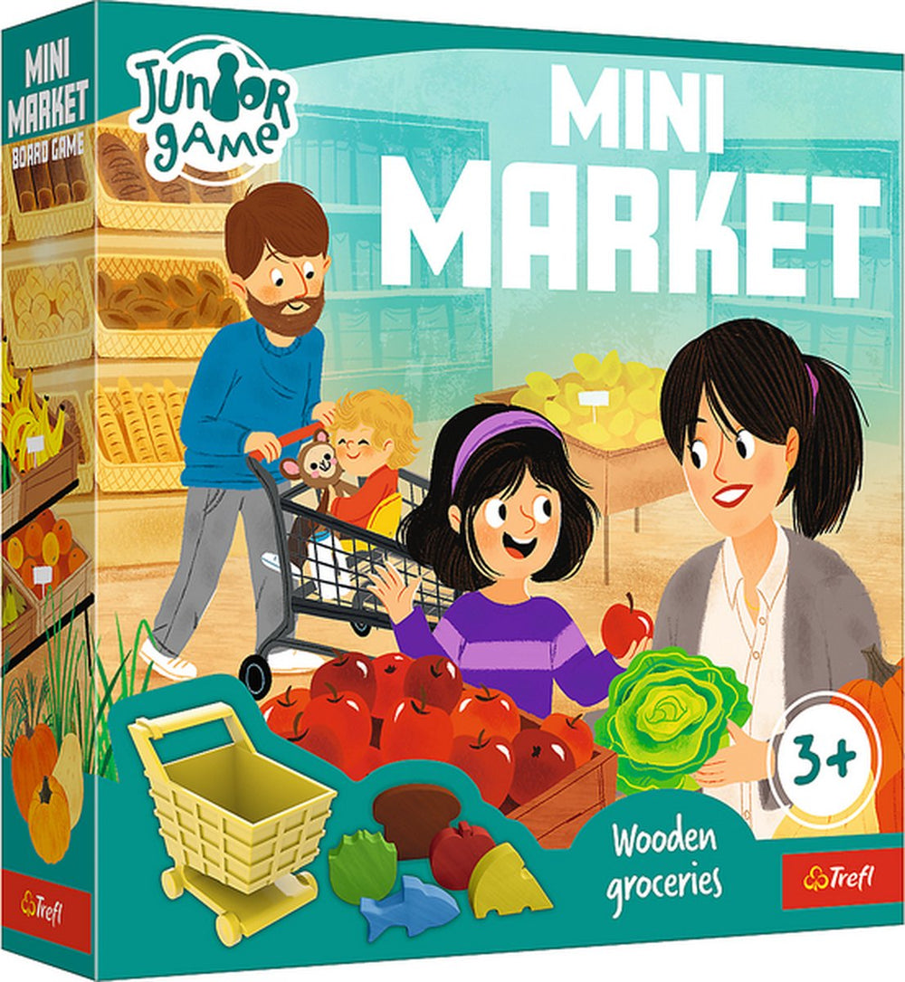Trefl mini market spel met houten boodschappen