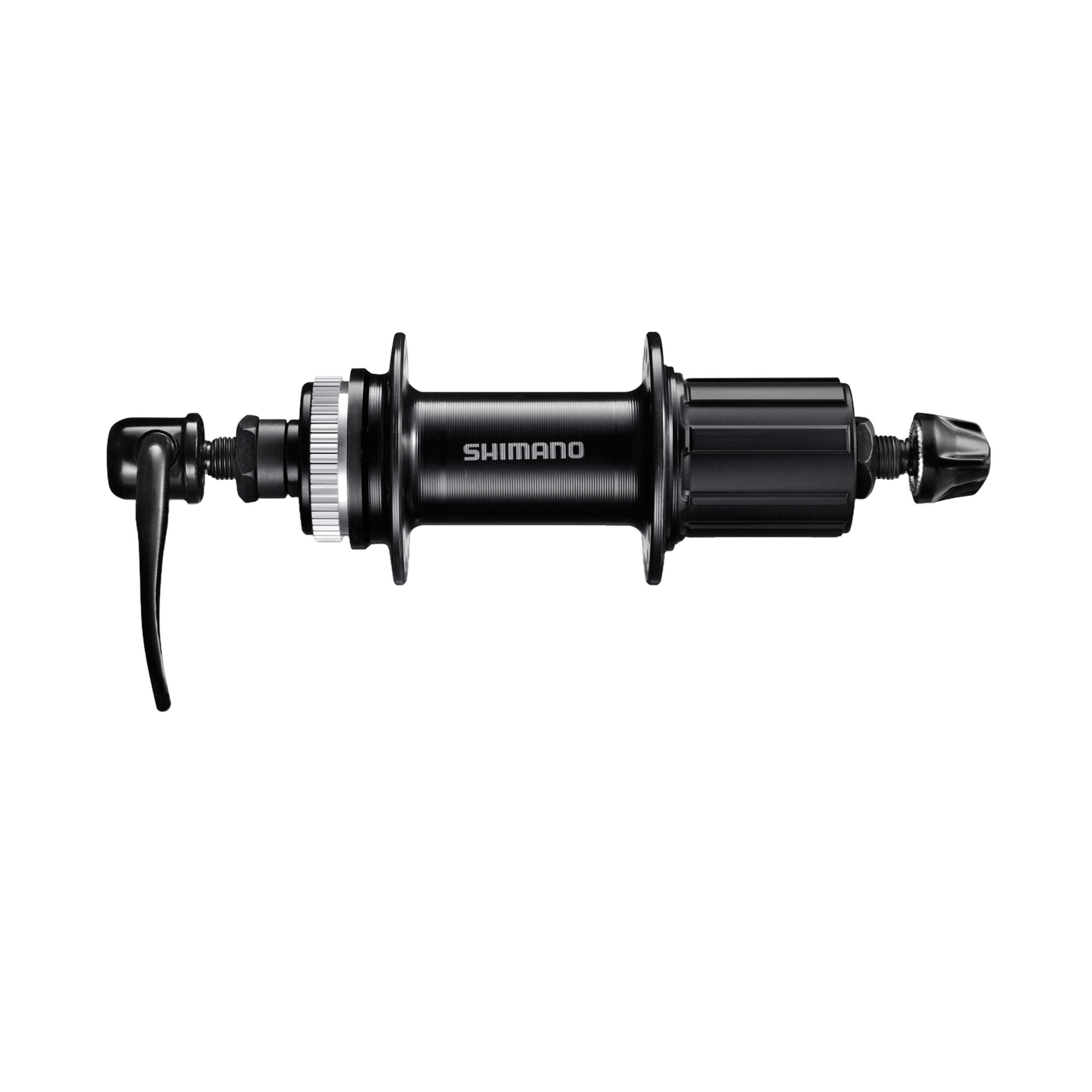 Shimano Achterwiel Rival 21-584 zwart schijf QR 10v