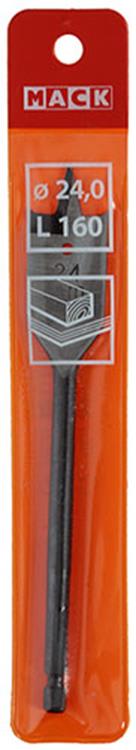 Mack 1018521 - platte houtboor din 7487 ø 24,0 x 160 mm | 5 stuks