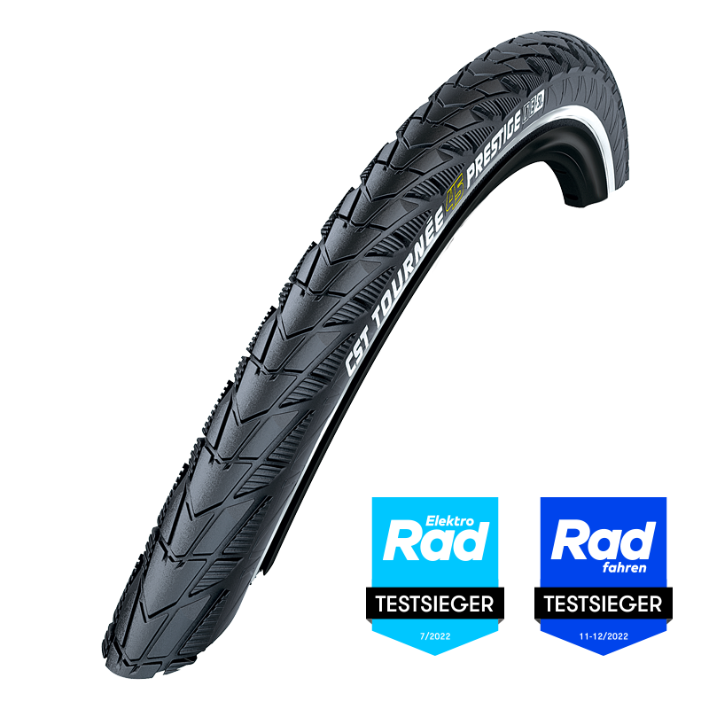 Buitenband CST 26-1.75 (47-559) City Tournee Prestige zwart +R